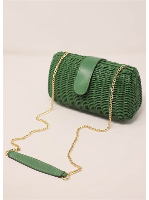 Elegant green clutch Laboratorio Capri | 172GREEN